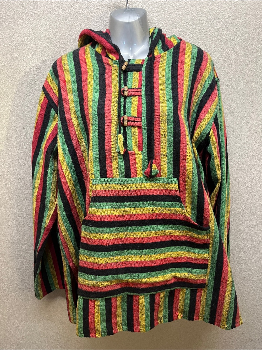 Katmandu Rasta pullover hoodie size Large